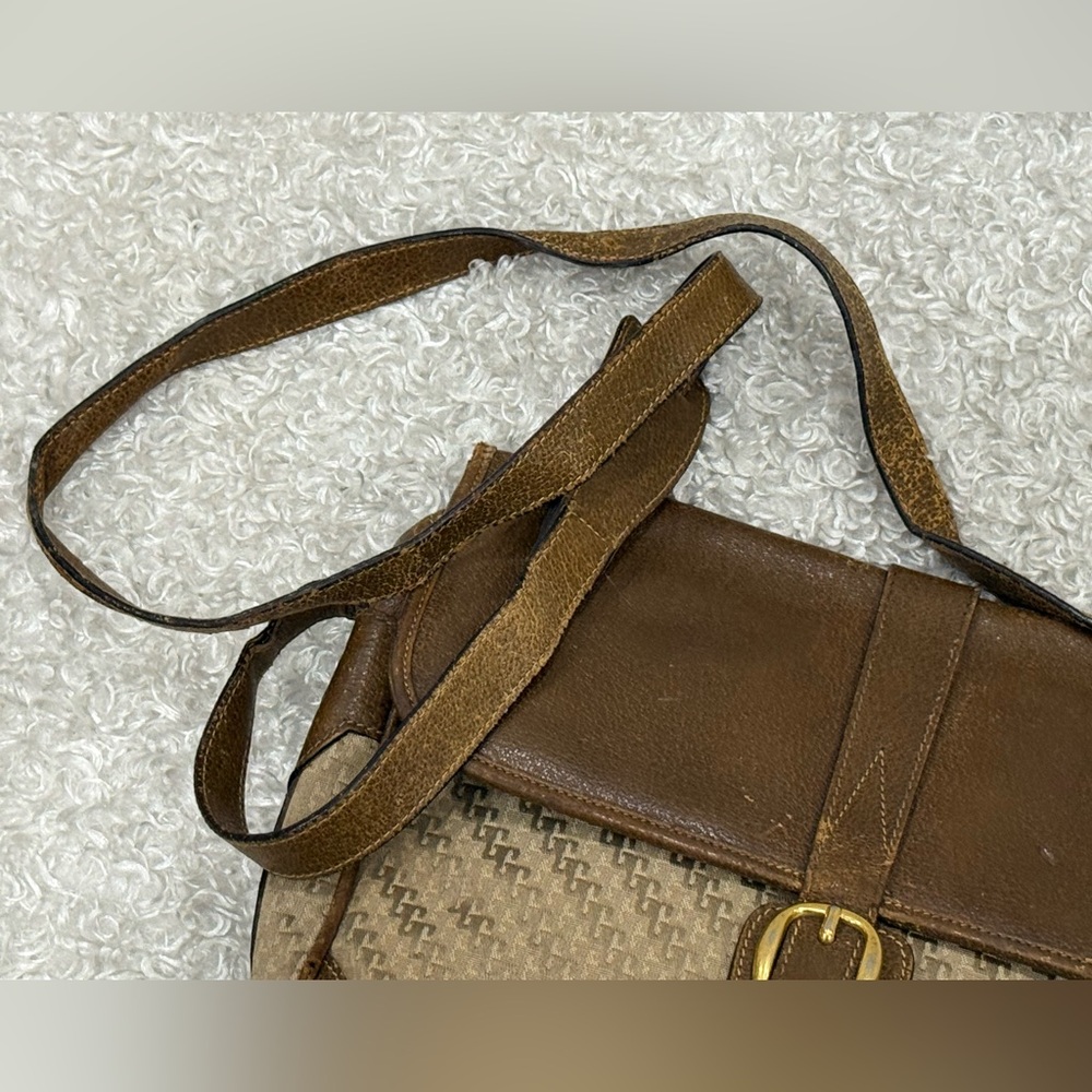 GUCCI Vintage Shoulder Crossbody Bag Canvas Brown - Picture 9 of 16